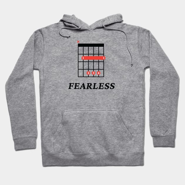 B Fearless B Guitar Chord Tab Light Theme Hoodie by nightsworthy